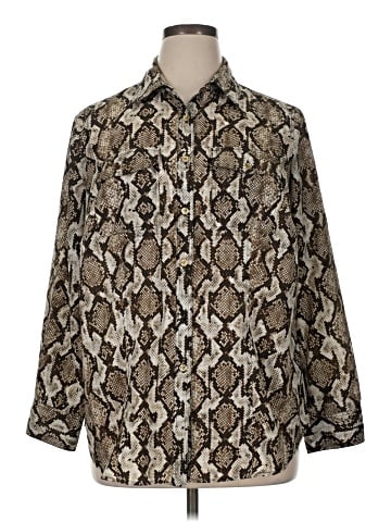 MICHAEL Michael Kors Long Sleeve Blouse (view 1)