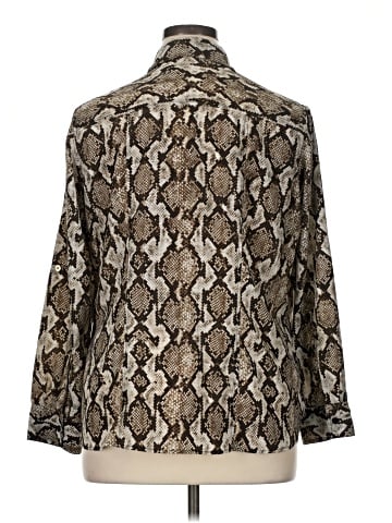 MICHAEL Michael Kors Long Sleeve Blouse (view 2)