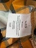HFX Plaid Orange 3/4 Sleeve Blouse Size XL - photo 8