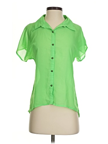 Charlotte Russe Short Sleeve Blouse (view 1)