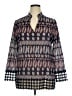 Tory Burch 100% Cotton Blue Long Sleeve Blouse Size 14 - photo 1