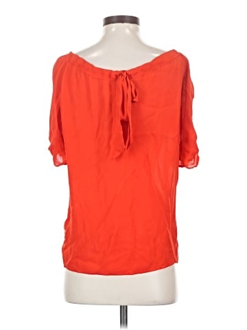 Joie Short Sleeve Silk Top (view 2)