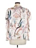 Ted Baker London Floral Ivory 3/4 Sleeve Blouse Size 8 (3) - photo 2