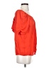 Joie 100% Silk Orange Short Sleeve Silk Top Size S - photo 4