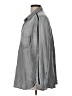 Side Stitch Stripes Gray Long Sleeve Button-Down Shirt Size L - photo 5