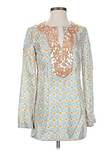Tory Burch Long Sleeve Silk Top (view 1)