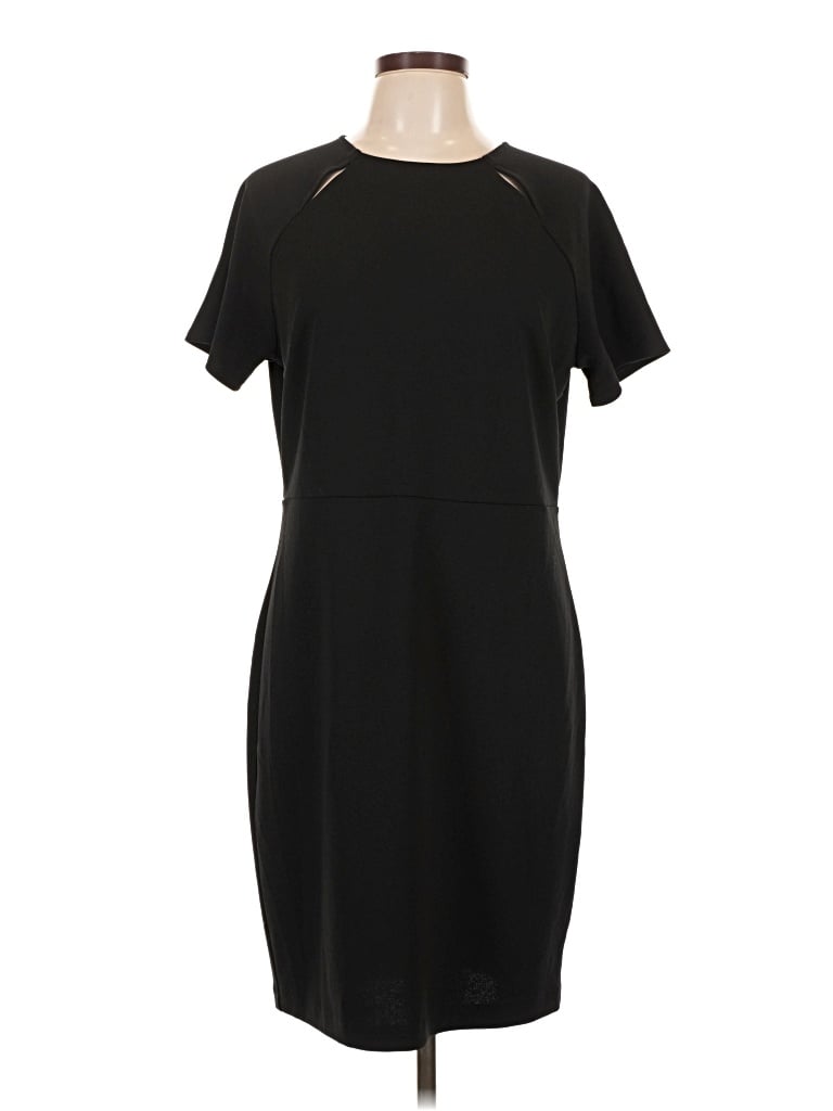 Pre-owned Express Casual Dress In Black