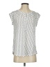 Daniel Rainn Polka Dots White Short Sleeve Blouse Size S - photo 1