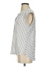 Daniel Rainn Polka Dots White Short Sleeve Blouse Size S - photo 5
