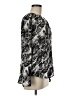 Simply Vera Vera Wang 100% Polyester Silver Long Sleeve Blouse Size M - photo 4