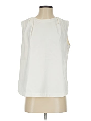 Pure Navy Sleeveless Blouse (view 1)