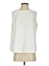 Pure Navy Ivory Sleeveless Blouse Size S - photo 1