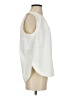 Pure Navy Ivory Sleeveless Blouse Size S - photo 4