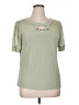 Adele & May 100% Polyester Green Short Sleeve Top Size XL - photo 1