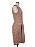Max Studio Argyle Brown Casual Dress Size M - photo 4