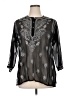 Unbranded Black 3/4 Sleeve Blouse Size EU 46 / US 16 - photo 1