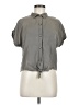 Thread & Supply 100% Lyocell Gray Short Sleeve Blouse Size M - photo 1