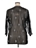 Unbranded Black 3/4 Sleeve Blouse Size EU 46 / US 16 - photo 2