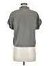 Thread & Supply 100% Lyocell Gray Short Sleeve Blouse Size M - photo 2