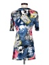 Michael Tyler Graphic Black Casual Dress Size S - photo 2