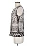 Calvin Klein Silver Sleeveless Blouse Size S - photo 5