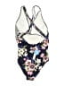 Cupshe Floral Blue One Piece Swimsuit Size XL - photo 2