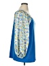 Susan Graver Blue 3/4 Sleeve Blouse Size XL - photo 4