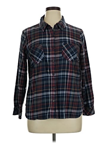 Christopher & Banks Long Sleeve Button-Down Shirt (view 1)