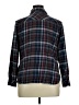 Christopher & Banks Plaid Blue Long Sleeve Button-Down Shirt Size XL - photo 2