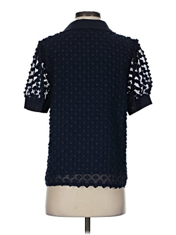 Pookie & Sebastian Short Sleeve Blouse (view 2)