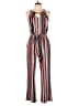 En Focus Studio Stripes Red Jumpsuit Size 8 - photo 1