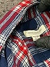 BeachLunchLounge 100% Rayon Plaid Red Long Sleeve Button-Down Shirt Size XS - photo 7