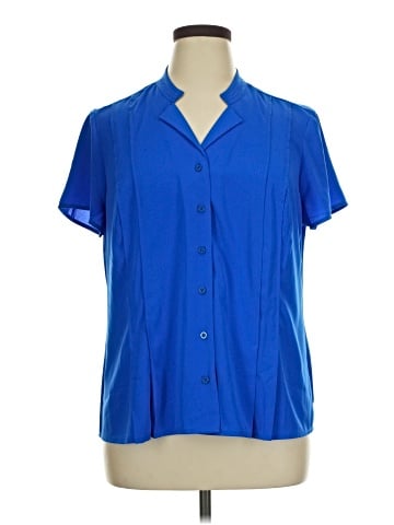 Dana Buchman Short Sleeve Blouse (view 1)