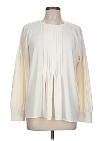 Ann Taylor Long Sleeve Blouse (view 1)