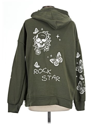 Orange Kiss Zip Up Hoodie (view 2)