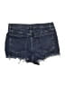 Express Blue Denim Shorts Size 12 - photo 2