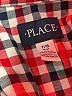 The Children's Place Checkered-gingham Red Short Sleeve Button-Down Shirt Size 7 - 8 - photo 3