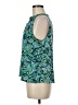 Ann Taylor LOFT 100% Polyester Green Sleeveless Blouse Size M - photo 5