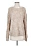Time and Tru Animal Print Tan Pullover Sweater Size S - photo 1