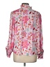 Fate 100% Polyester Floral Pink Long Sleeve Blouse Size L (estimated) - photo 2