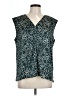 Worthington 100% Polyester Teal Sleeveless Blouse Size L - photo 1