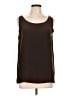 Classiques Entier 100% Silk Brown Sleeveless Top Size 12 - photo 1