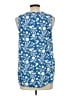 Croft & Barrow 100% Rayon Blue Tank Top Size L - photo 2