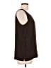 Classiques Entier 100% Silk Brown Sleeveless Top Size 12 - photo 4