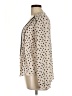 Astr 100% Polyester Ivory Long Sleeve Blouse Size L - photo 5