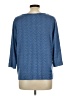Jaclyn Intimates Blue 3/4 Sleeve Top Size L - photo 2