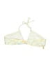 Shein Floral Yellow Swimsuit Top Size L - photo 2