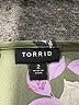 Torrid 100% Polyester Floral Green Short Sleeve Blouse Size 2X Plus (2) - photo 7