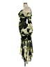 Siena 100% Polyester Tropical Green Cocktail Dress Size 2X - photo 5
