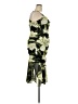 Siena 100% Polyester Tropical Green Cocktail Dress Size 2X - photo 4